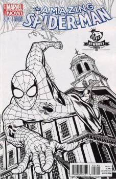 Cover of Cover AJ Kevin Nowlan Newbury B&W Variant