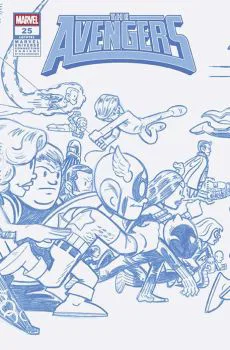 Cover of Chris Giarrusso Incentive Marvel Universe Connecting Sketch Variant (1:50)