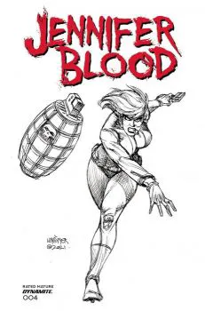 Cover of Cover G Incentive Joseph Michael Linsner Black & White Variant Cover