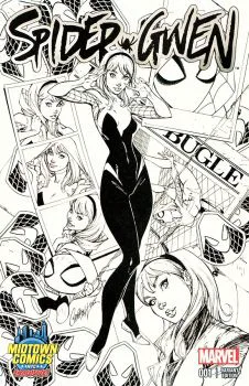 Cover of J. Scott Campbell Exclusive B&W Variant