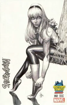 Cover of Mike Deodato Jr. Exclusive B&W Variant