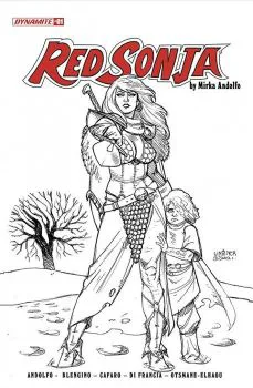 Cover of Cover J Incentive Joseph Michael Linsner Black & White Variant Cover
