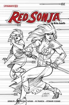 Cover of Cover J Incentive Joseph Michael Linsner Black & White Variant Cover