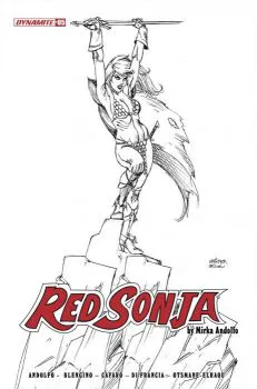 Cover of Cover H Incentive Joseph Michael Linsner Black & White Variant Cover