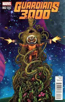 Cover of Ian Bertram Rocket Raccoon and Groot Cover