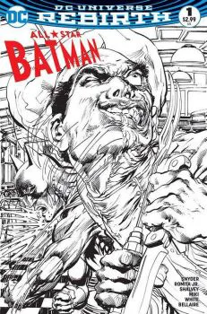 Cover of Newbury Comics Neal Adams B&W variant