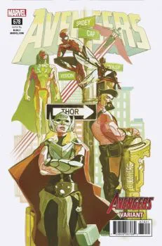 Cover of Cover C Variant Mike Del Mundo Avengers Cover