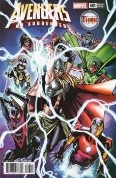 Cover of Cover B Variant Humberto Ramos Mighty Thor Cover