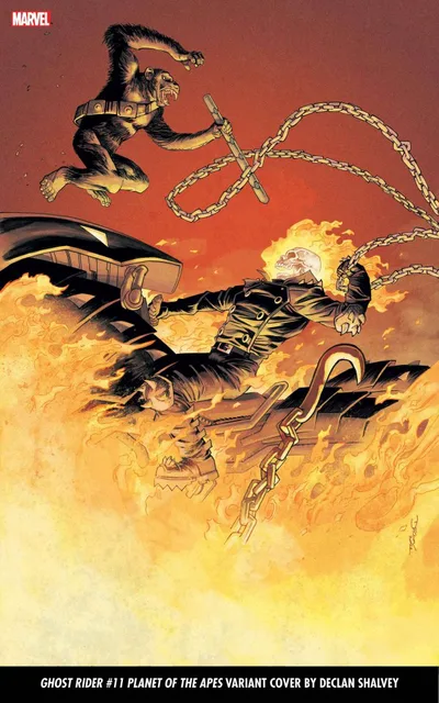 Cover of Declan Shalvey Planet Of The Apes Cover