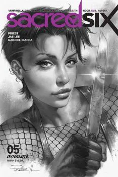 Cover of Cover J Lucio Parrillo B&W Variant Cover