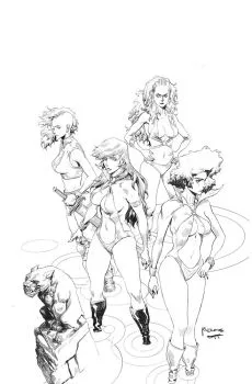 Cover of Cover P Madibek Musabekov B&W Virgin Variant