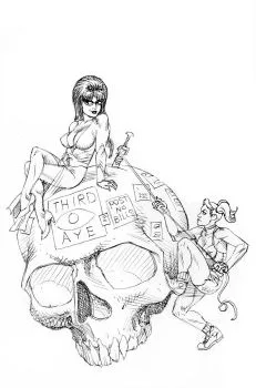 Cover of Joseph Michael Linsner Incentive B&W Virgin Variant (1:10)