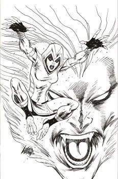 Cover of Rob Liefeld Incentive B&W Virgin Variant