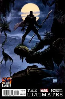 Cover of Cover C Incentive Tim Sale Black Panther 50th Anniversary Variant Cover