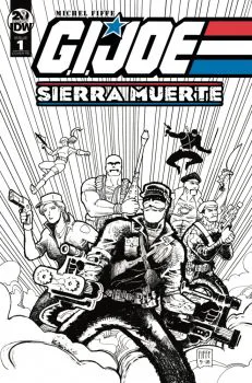 Cover of Michel Fiffe IDW Retailer Exclusive Sketch Variant Cover B