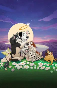 Cover of All Dogs Go To Heaven Homage Exclusive Virgin Variant