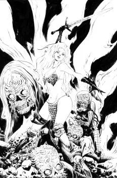 Cover of Jae Lee Incentive B&W Virgin Variant (1:15)