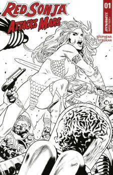 Cover of Greg Land Incentive Line Art Variant (1:7)