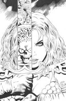 Cover of Greg Land Line Art Virgin Variant (1:10)