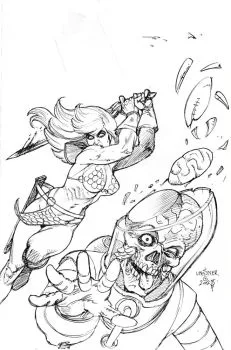 Cover of Joseph Michael Linsner Line Art Virgin Variant (1:20)