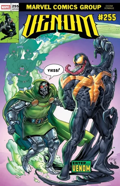 Cover of Andrei Bressan Doom Homage Variant