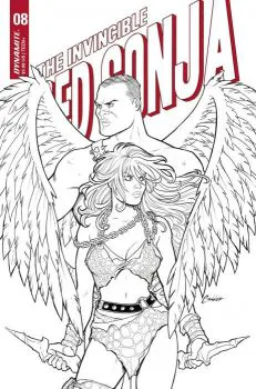 Cover of Amanda Conner Line Art Variant