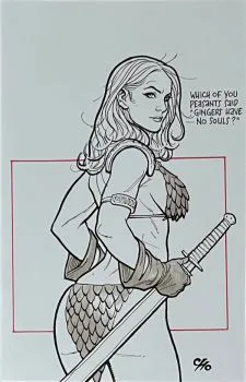 Cover of Incentive 7 Copy FOC Frank Cho Virgin Variant Cover