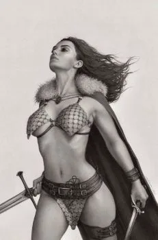 Cover of 11 Copy FOC Incentive CoverWrigin Grayscale art by Celina