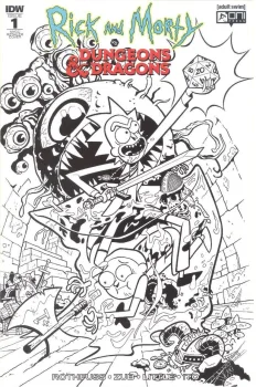 Cover of Troy Little NYCC Exclusive B&W Variant