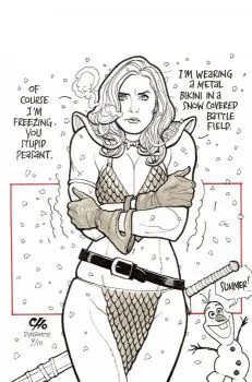 Cover of Incentive 21 Copy FOC Frank Cho Virgin Cover