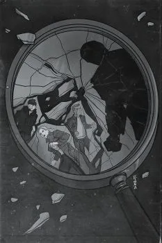 Cover of Cover B Incentive Joe Eisma Black & White Variant Cover