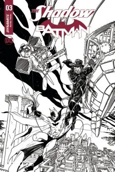 Cover of Cover J Incentive Michael William Kaluta Black & White Variant Cover