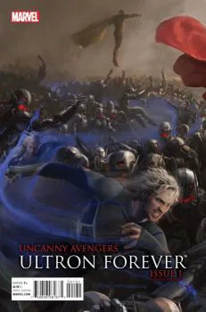 Cover of Ryan Meinerding Quicksilver Movie Variant Cover