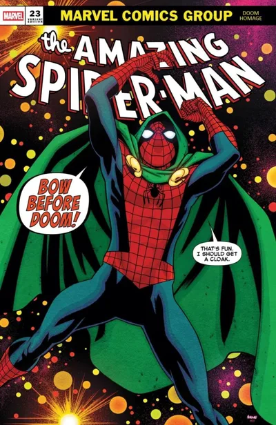Cover of Mike McKone Doom Homage Variant