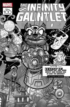 Cover of Lorenzo Pastrovicchio Incentive Disney100 B&W Variant (1:100)