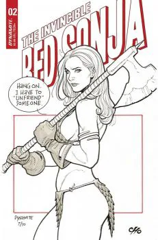 Cover of Frank Cho Outrage Variant
