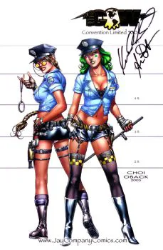 Cover of Cover B Wizard World Convention: Busty Cops: Limited to 500 Copies