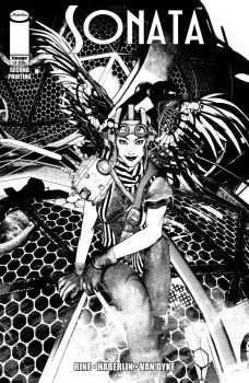 Cover of 2nd Printing Variant Brian Haberlin & Geirrod Van Dyke Cover