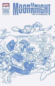 Cover of Chris Giarrusso Incentive Marvel Universe Connecting Sketch Variant (1:50)