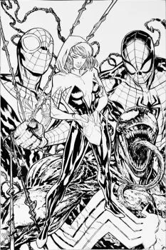 Cover of Ken Lashley NYCC Exclusive B&W Variant