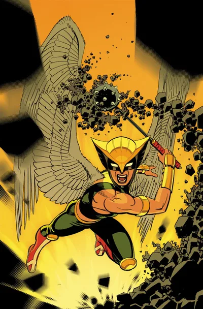 Cover of Leonardo Romero Hispanic Heritage Month Hawkgirl Variant