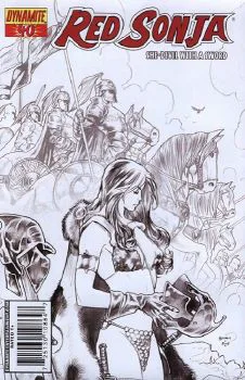 Cover of Cover D Paul Renaud Limited Edition Black & White Sketch Variant