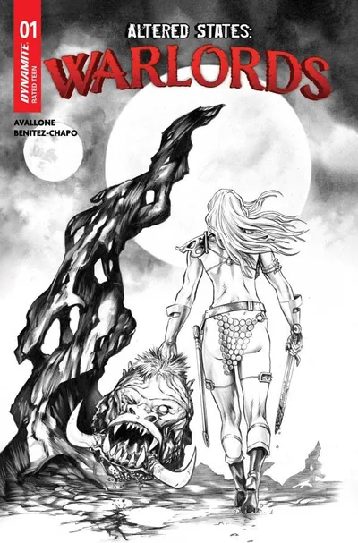 Cover of Cover J 1:10 Mike Rooth Black & White Virgin Variant