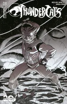 Cover of Drew Moss Tygra Line Art Variant