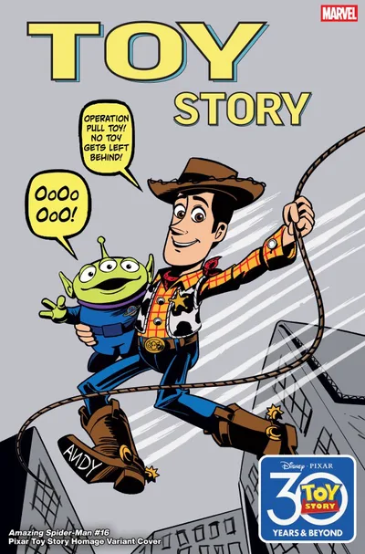 Cover of Marco Forcelloni Pixar Toy Story Homage Variant