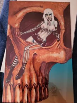 Cover of Crypt Chick Skyclad Silver Metal Limited Edition Cover 4/6