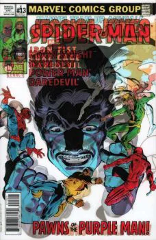 Cover of Marvel Team-Up Annual (1976) #4 Lenticular Homage Cover