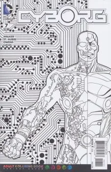 Cover of Derec Donovan Adult Coloring Book Variant