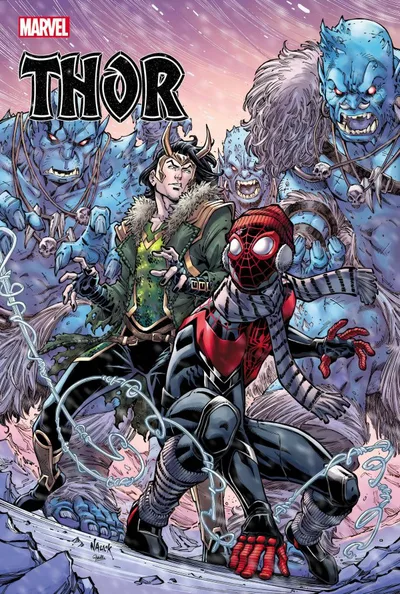 Cover of Variant Todd Nauck Miles Morales Spider-Man 10th Anniversary Cover