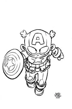 Cover of Cover D Skottie Young Incentive Big Marvel Sketch Virgin Variant (1:50)